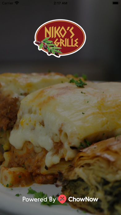 Niko's Grille app screenshot