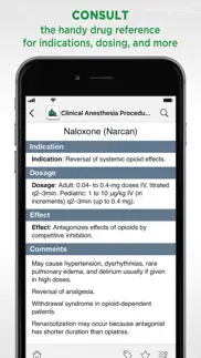 mgh clinical anesthesia iphone screenshot 4
