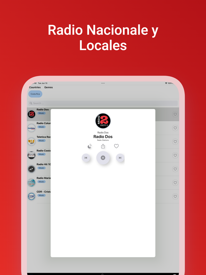 Costa Rica Estaciones de radio