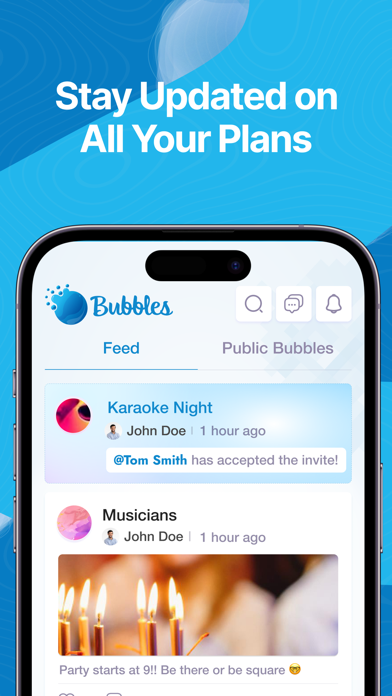 Bubbles Social Screenshot