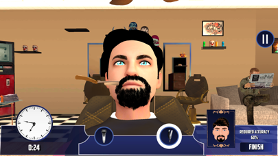 Barber Shop Hair Saloon Game Screenshot
