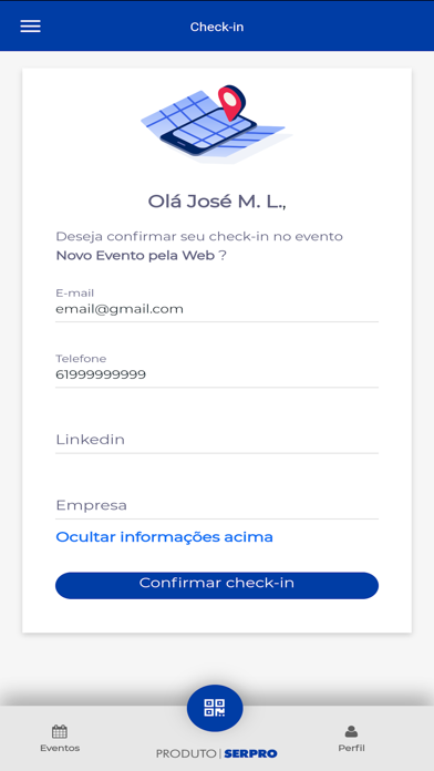 Checkin Serpro Screenshot