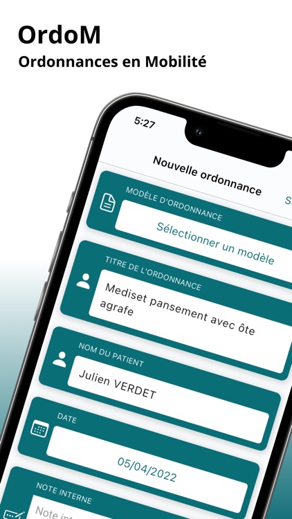 OrdoM - Ordonnance en Mobilité