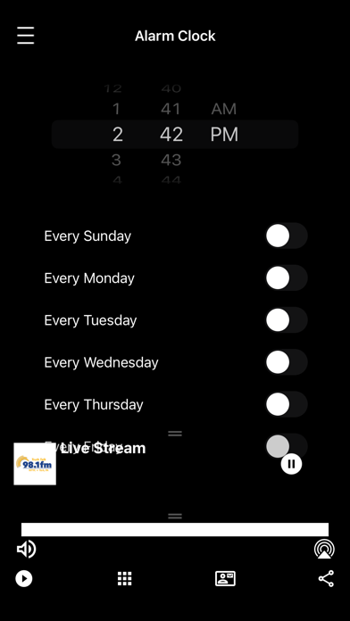 WYYC FM 98.1 Radio Screenshot