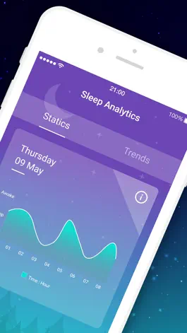 Game screenshot Sleep Tracker With White Noise apk