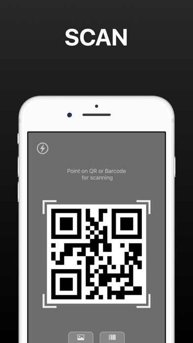 QR Code & Barcode Scanner app. Screenshot