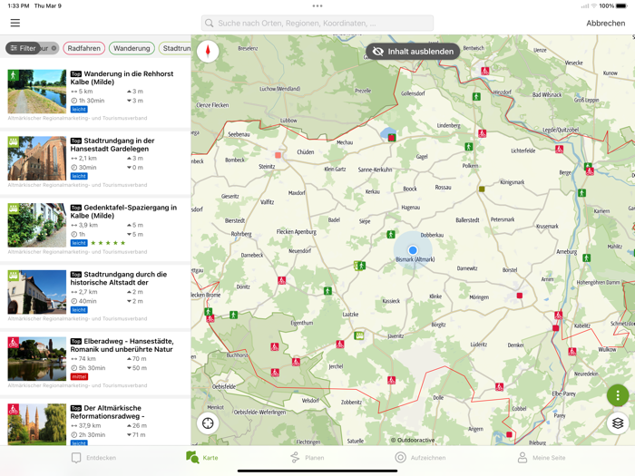 Die Altmark Aktiv-App