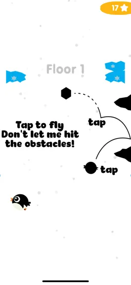 Game screenshot Jumping Penguin and icebergs apk