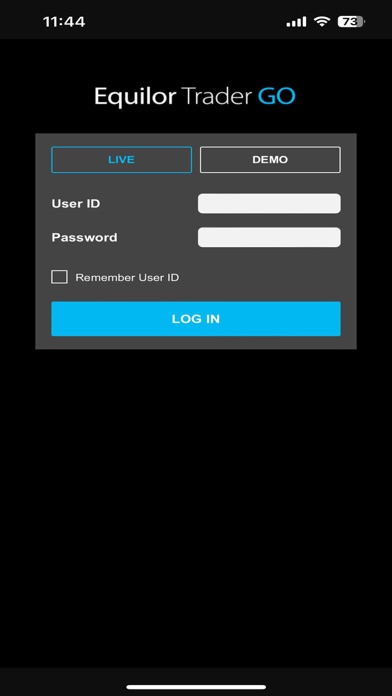 EquilorTraderGo Screenshot