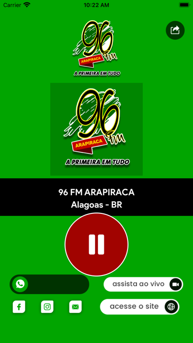 Radio 96 FM de Arapiraca Screenshot