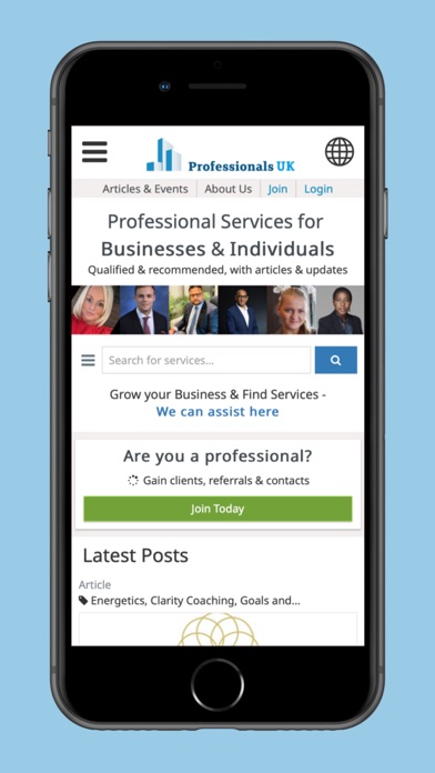 ProfessionalsUK Screenshot