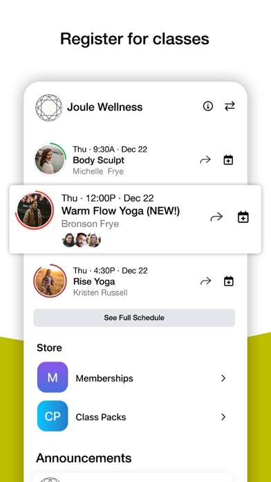 Joule Wellness Screenshot