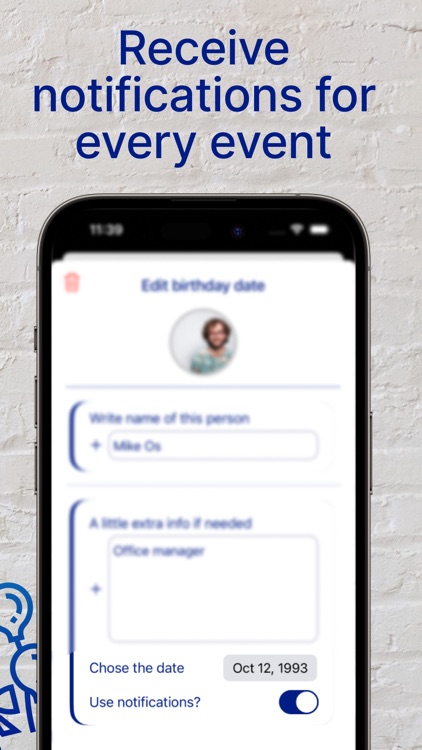 Birthday and Event Tracker screenshot-4