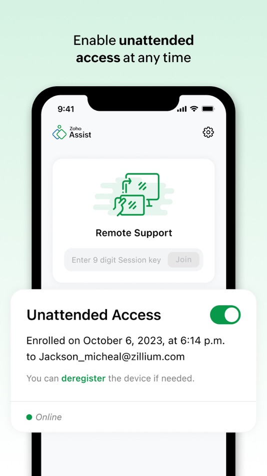 #5. Customer App - Zoho Assist (iOS) 来自: Zoho Corporation