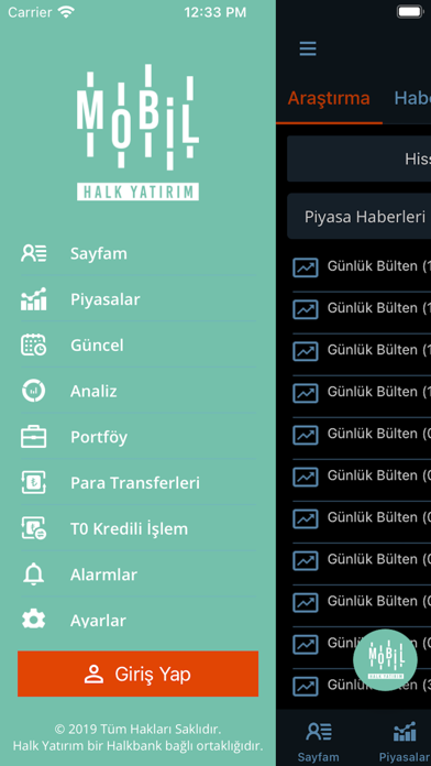 Halk Yatırım Mobil Screenshot