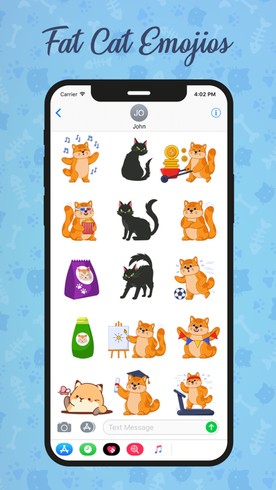 Fat Cat Emojis Screenshot