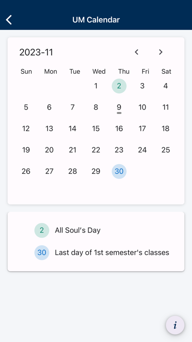 University of Macau iPhone screenshot 3 - Education app