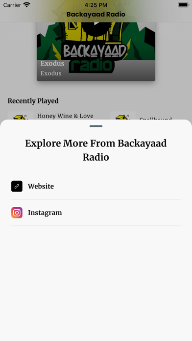 Backayaad Radio Screenshot