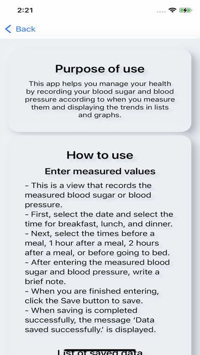 BS & BP Care Screenshot