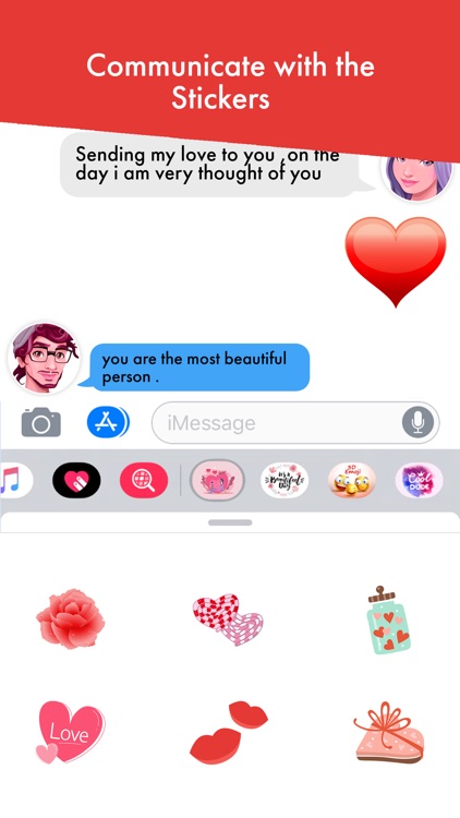 Valentine's Love Emoji screenshot-3