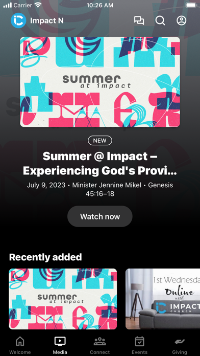 Impact Church VA Screenshot