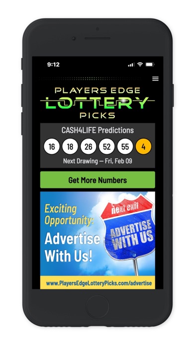Players Edge Lottery Picks Screenshot