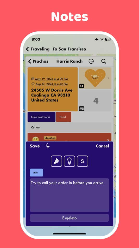 #4. Nacho Map: Pin Places & Notes (iOS) 由: Robert Jacquez