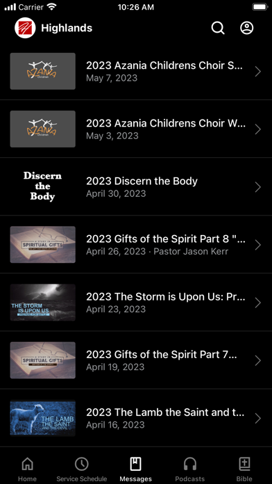 Highlands Church Cumberlands Screenshot