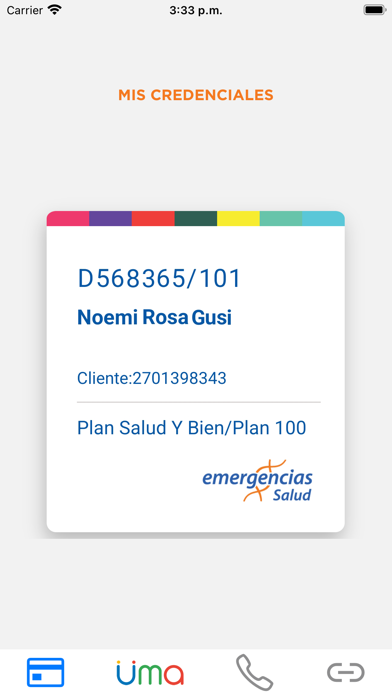 Credencial Digital Emergencias Screenshot