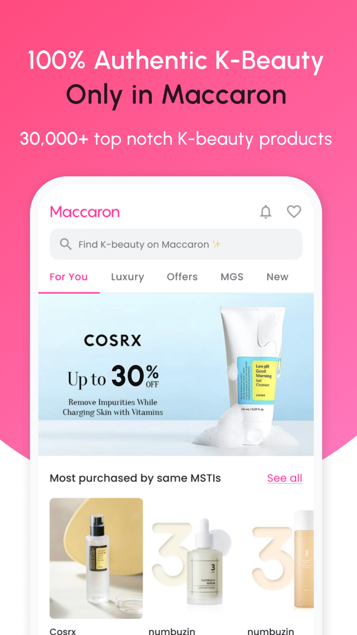 Maccaron skincare shopping