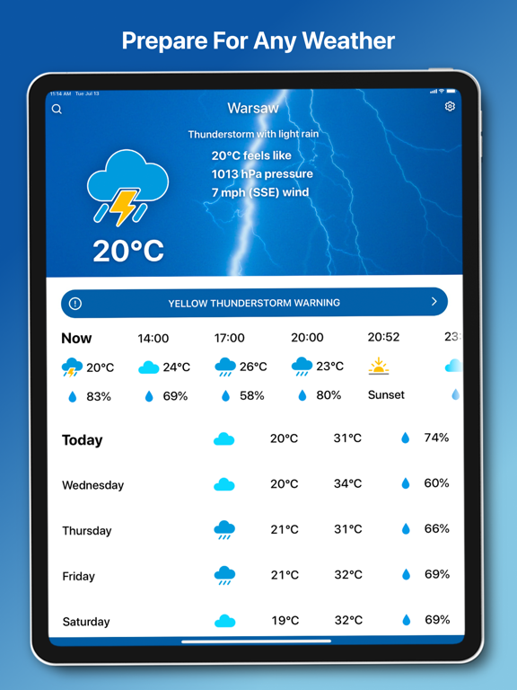 Weather - 天気予報アプリのおすすめ画像1