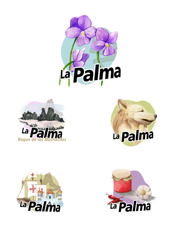 La Palma Stickers