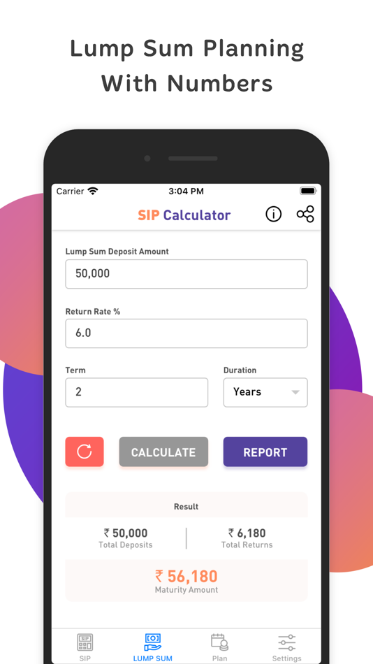 #5. SIP Calculator with SIP Plans (iOS) 由: Kavita Gabani