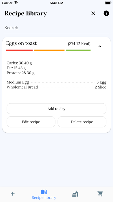 Diet Planner Basic Screenshot