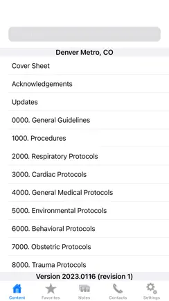 Denver Metro EMS MD Protocols iPhone image 2