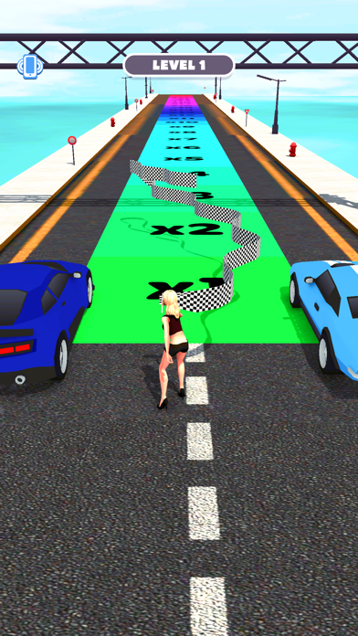 Racing Girl Run Screenshot