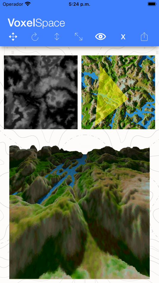 #3. VoxelSpace (iOS) 由: Ivan Cerra de Castro