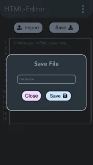 How to cancel & delete html editor - .html editor 2