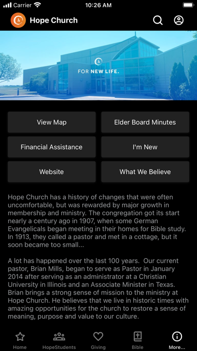 Hope Church Springfield Screenshot