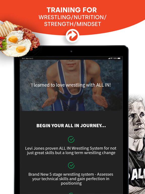 ALL IN WRESTLING iPad screenshot 4 - Sports app