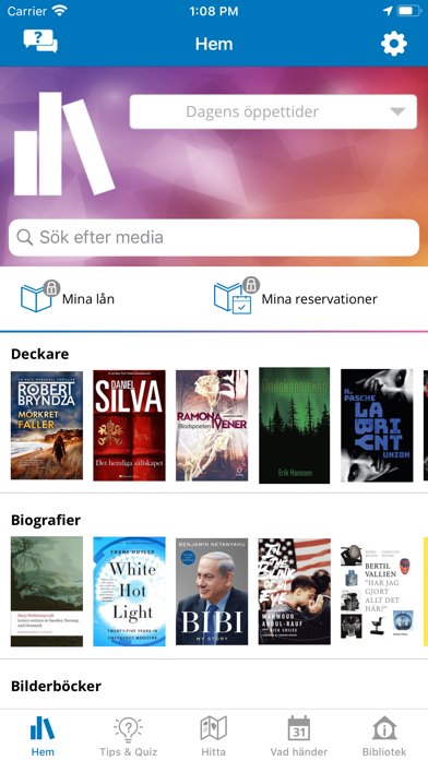 Biblioteket Screenshot