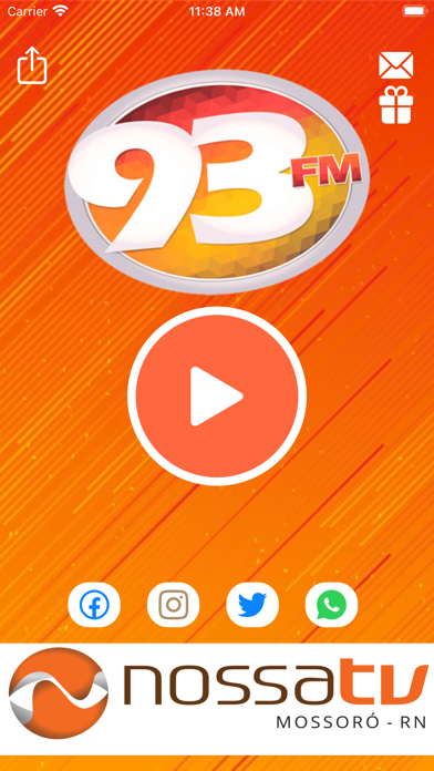 93 FM Resistência Mossoró Screenshot