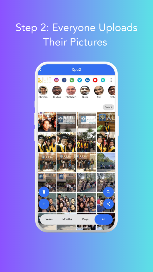 #3. The LIT App - AI Photo Sharing (iOS) Podle: Memorylane Digital LLP