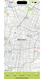 mexico subway map iphone screenshot 4