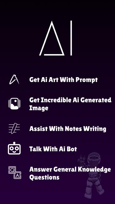 AI ChatBot: ai art voice notes Screenshot