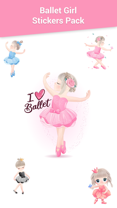 Ballet Girls Stickersのおすすめ画像1