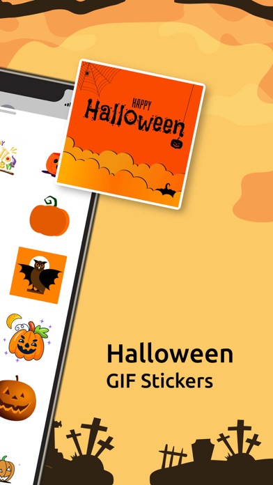 Halloween GIF Stickers Screenshot