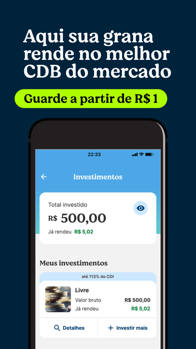 Screenshot #1 pour Neon: cartão de crédito