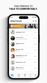 find friends crypto iphone screenshot 3