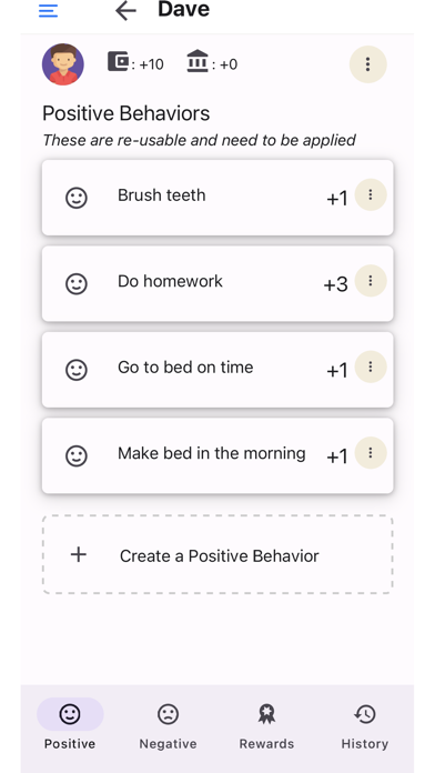 Rewardster - Behavior chart Screenshot